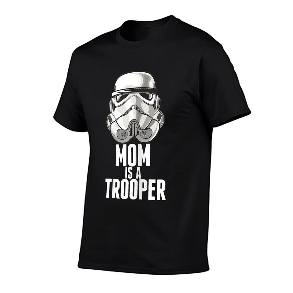 Star Wars Stormtrooper Mom Is A Trooper  Fade-proof Color T-Shirt