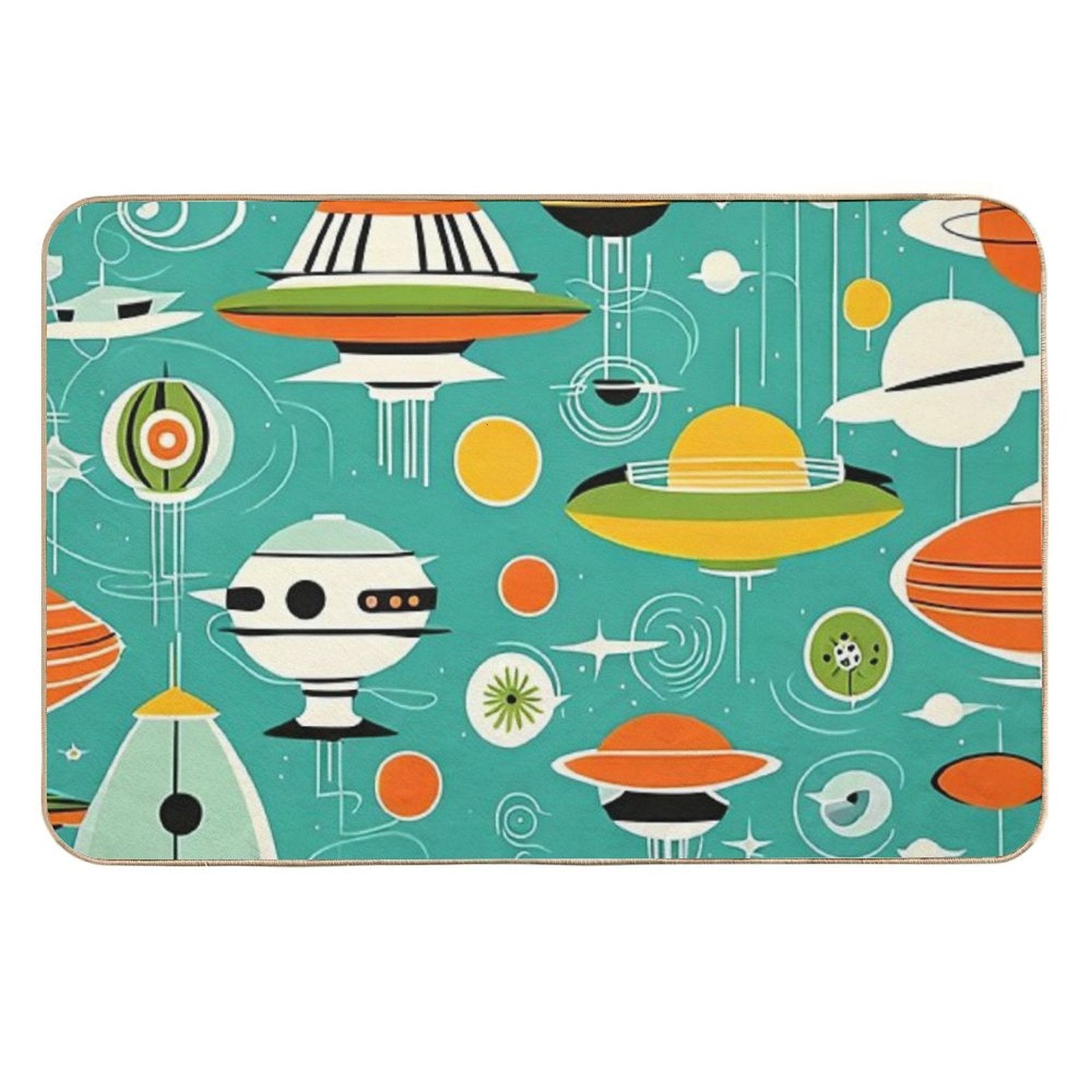Atomic Bombs  Repositionable Bath Mat