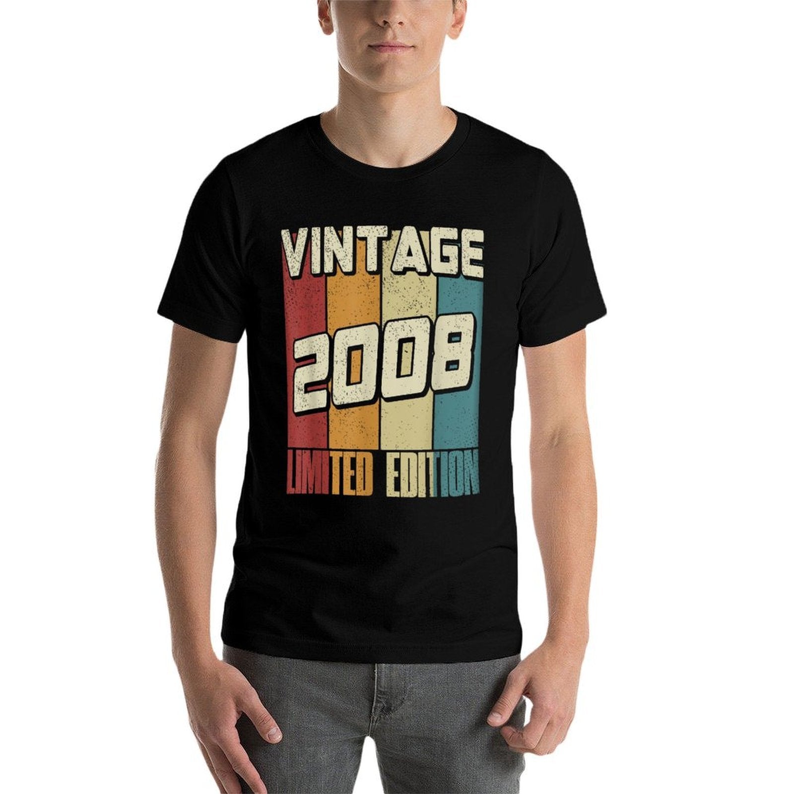 Vintage 2008 Limited Edition Retro 17 Yo Boy 17th Birthday  Moisture-wicking T-Shirt
