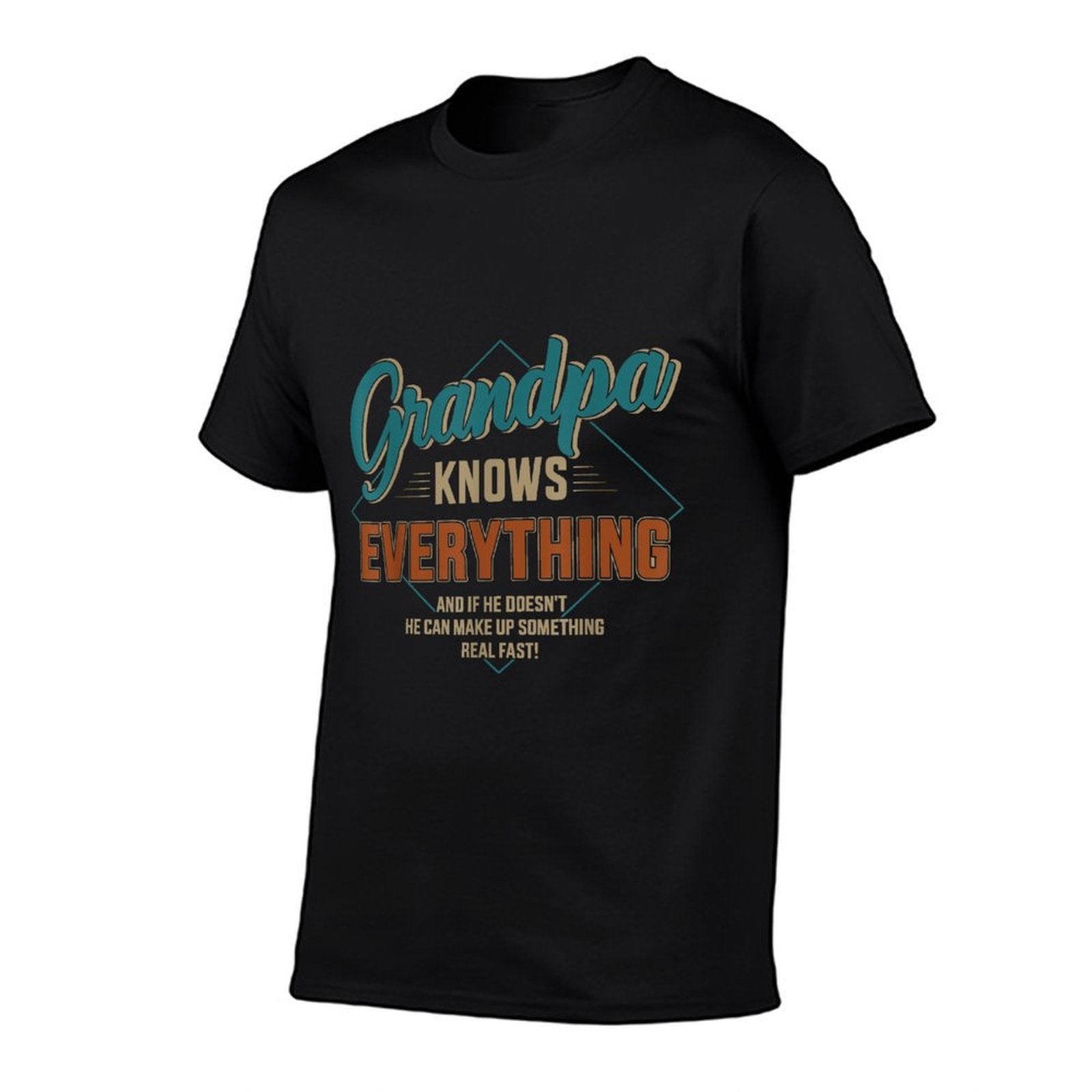 Funny Grandpa Knows Everything for Fathers Day  Breathable T-Shirt