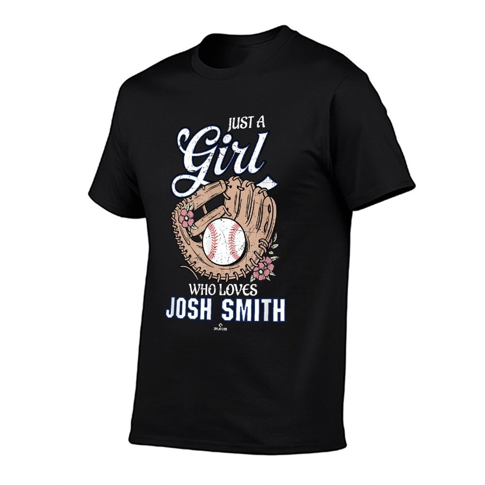 Just A Girl Who Loves Josh Smith Texas Baseball MLBPA  Eco-friendly Material T-Shirt