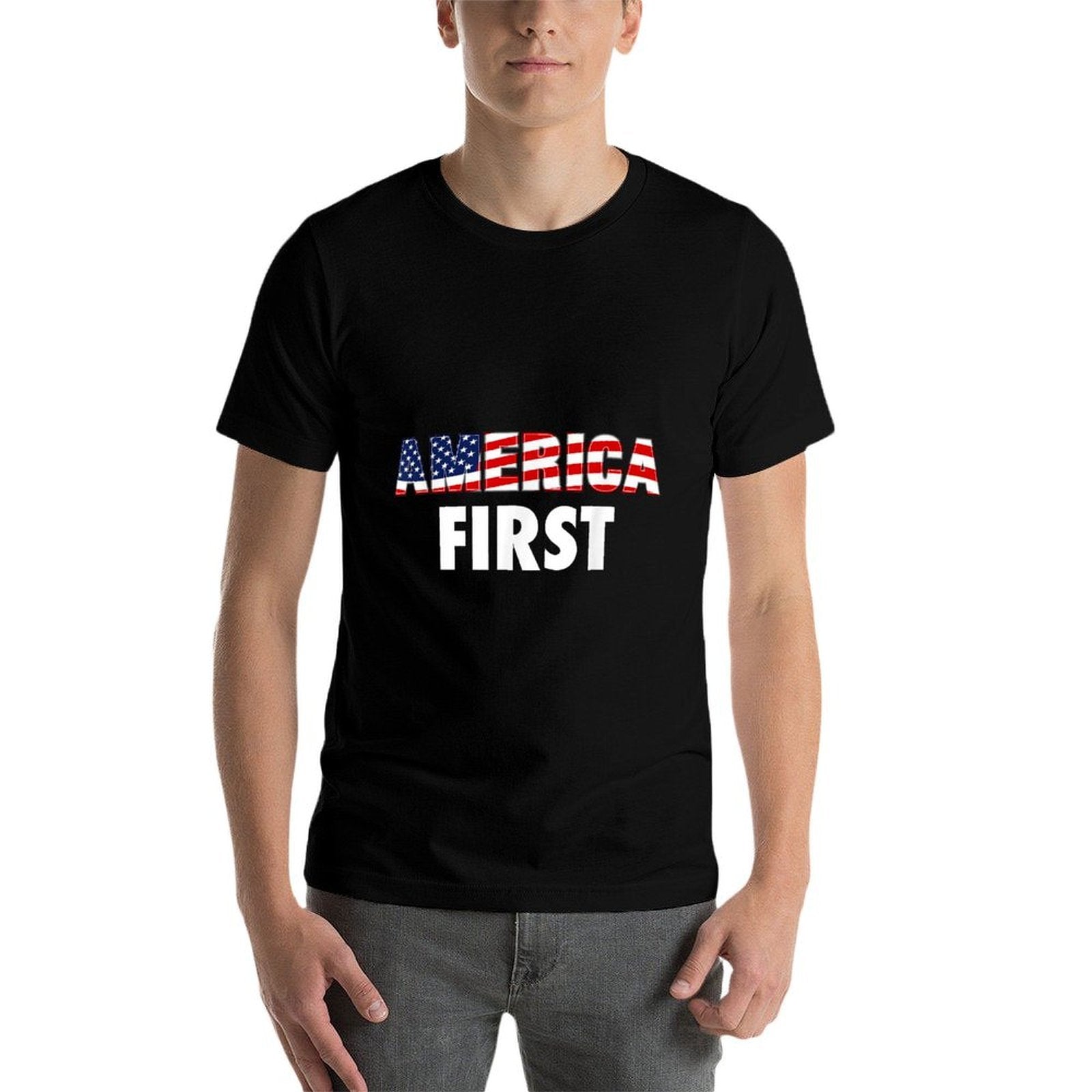 America First USA Clothing Companies Businesses  Relaxed-fit T-Shirt