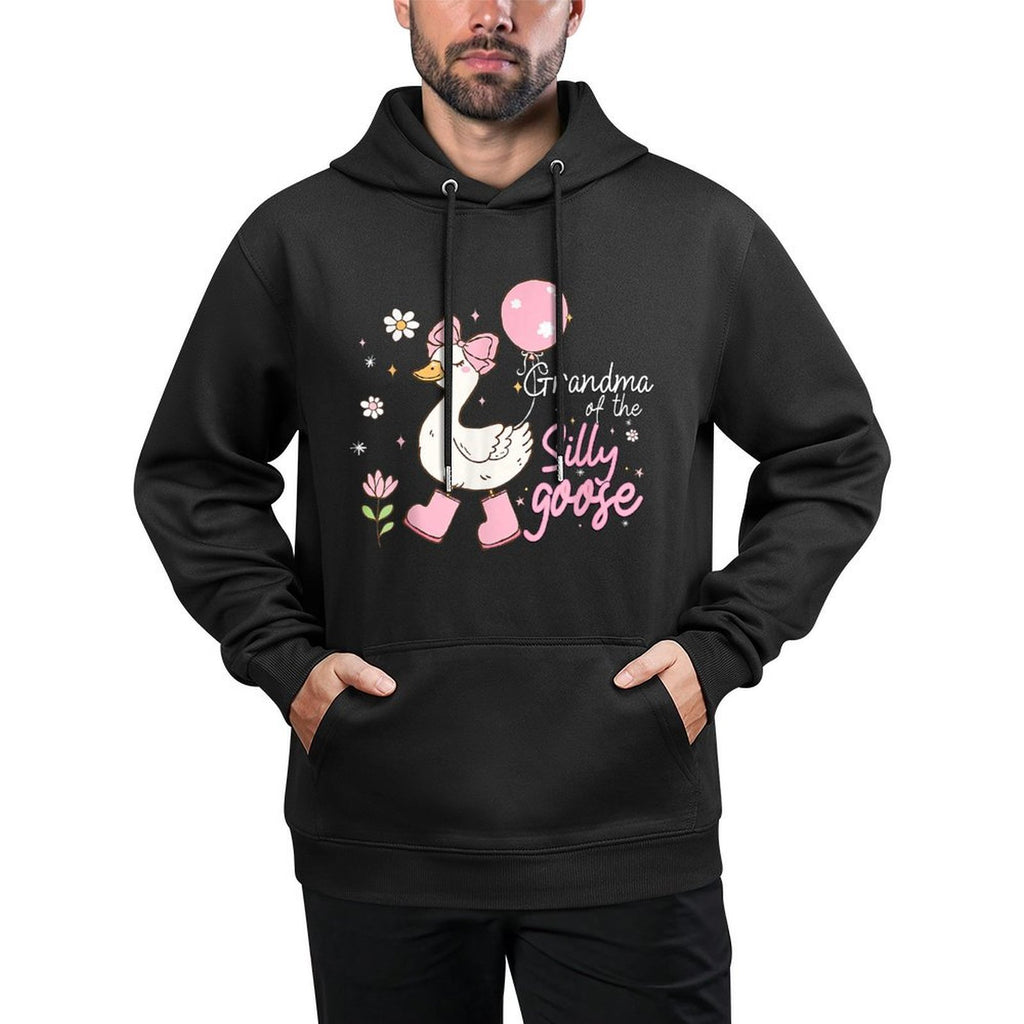 Grandma of The Silly Goose 1st Birthday Family Matching Relaxed Fit Hoodie