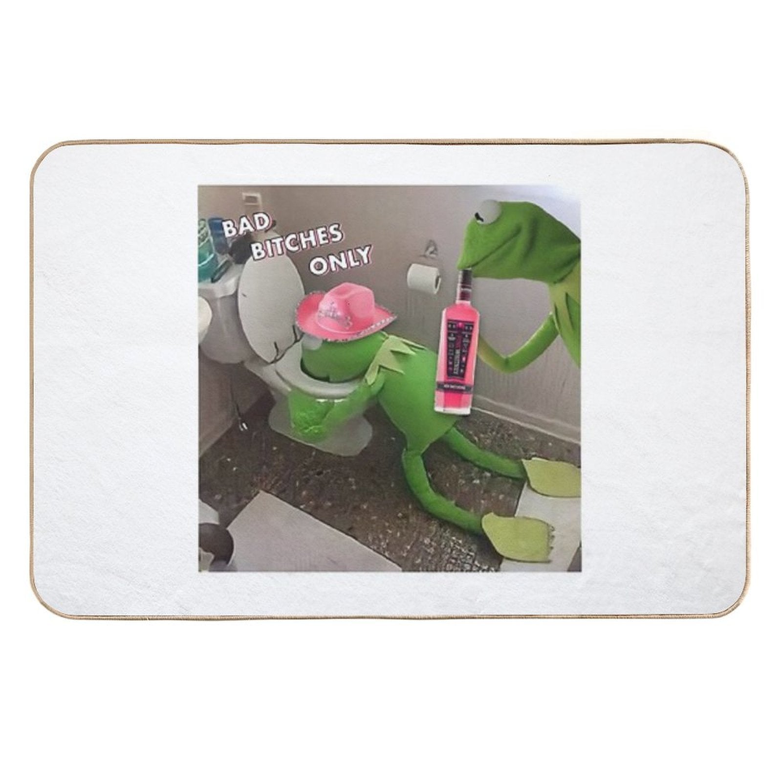 Business Of Bad B  Easy To Clean Bath Mat