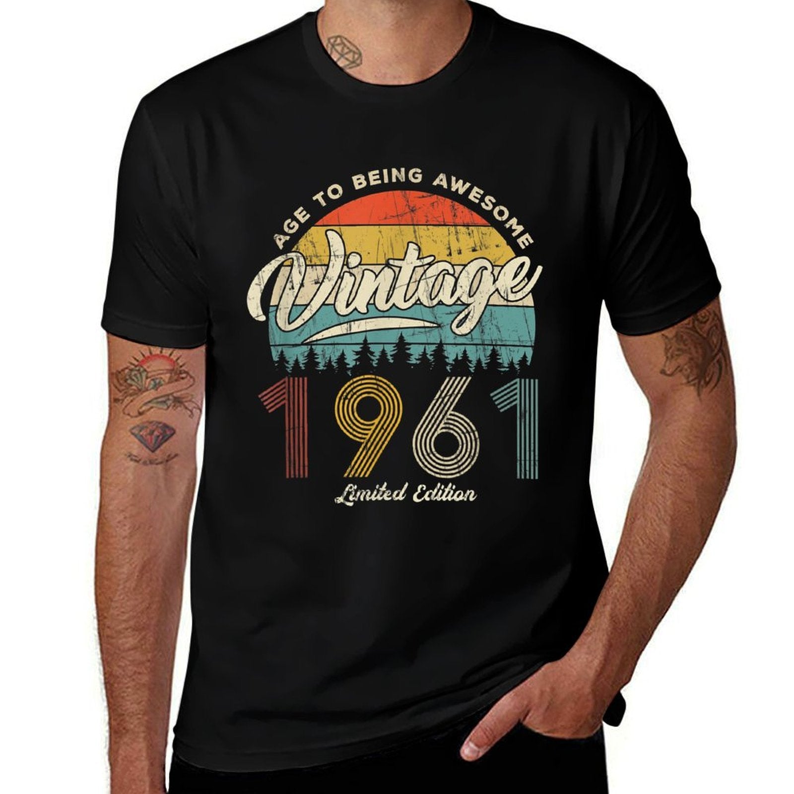 1961 Vintage Birthday Gift Happy 60th Birthday Comfortable T-Shirt