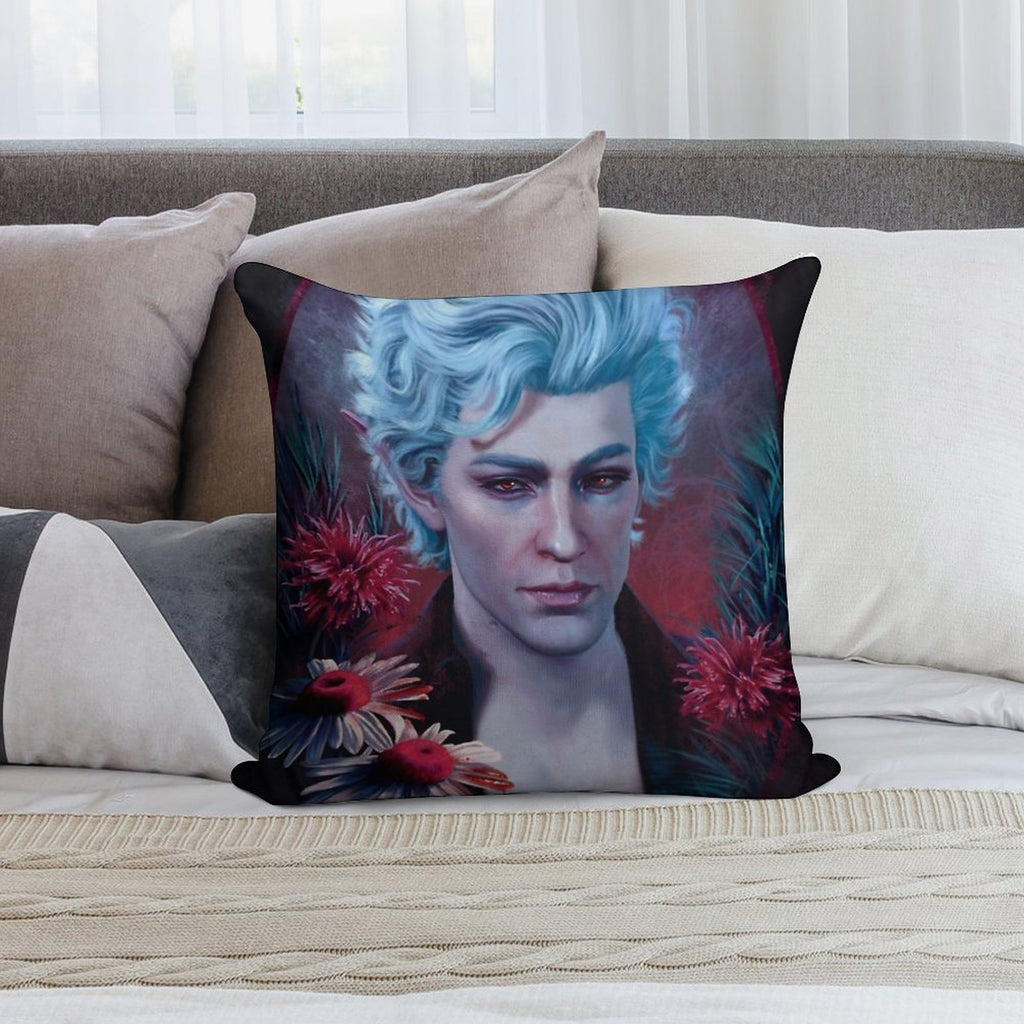 Astarion Portrait Soft Washable Throw Pillow