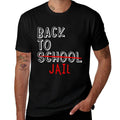 Back To Jail Funny Student Back To School Meme  Stretchy T-Shirt