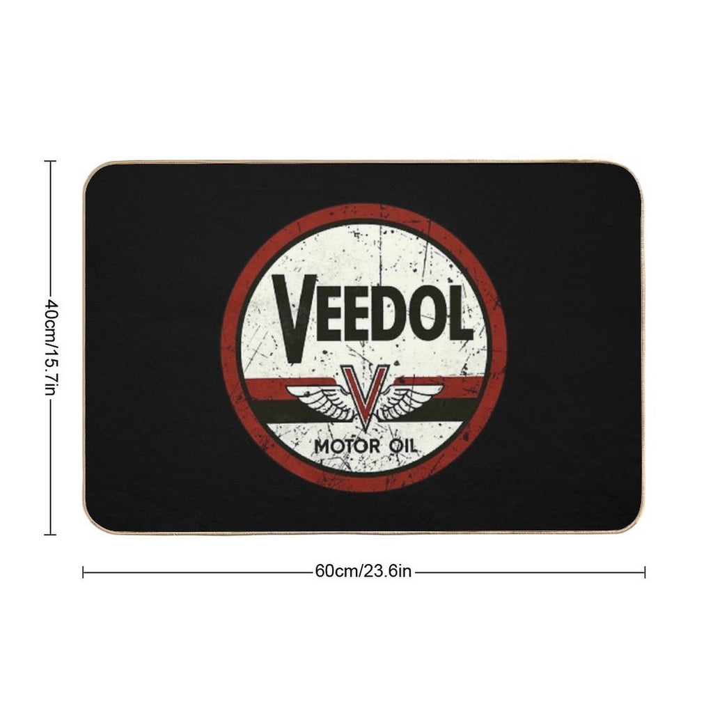 Veedol Vintage Oil Company  Toxin-Free Bath Mat