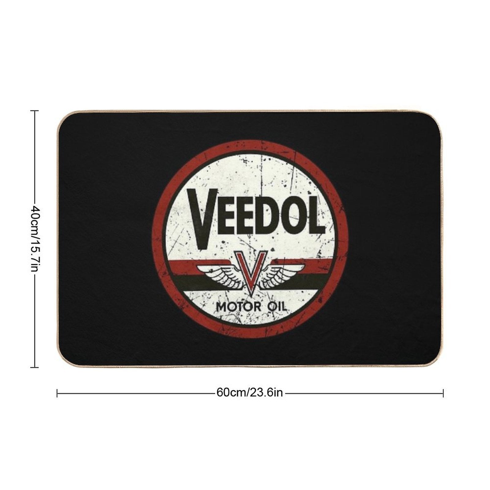 Veedol Vintage Oil Company  Toxin-Free Bath Mat