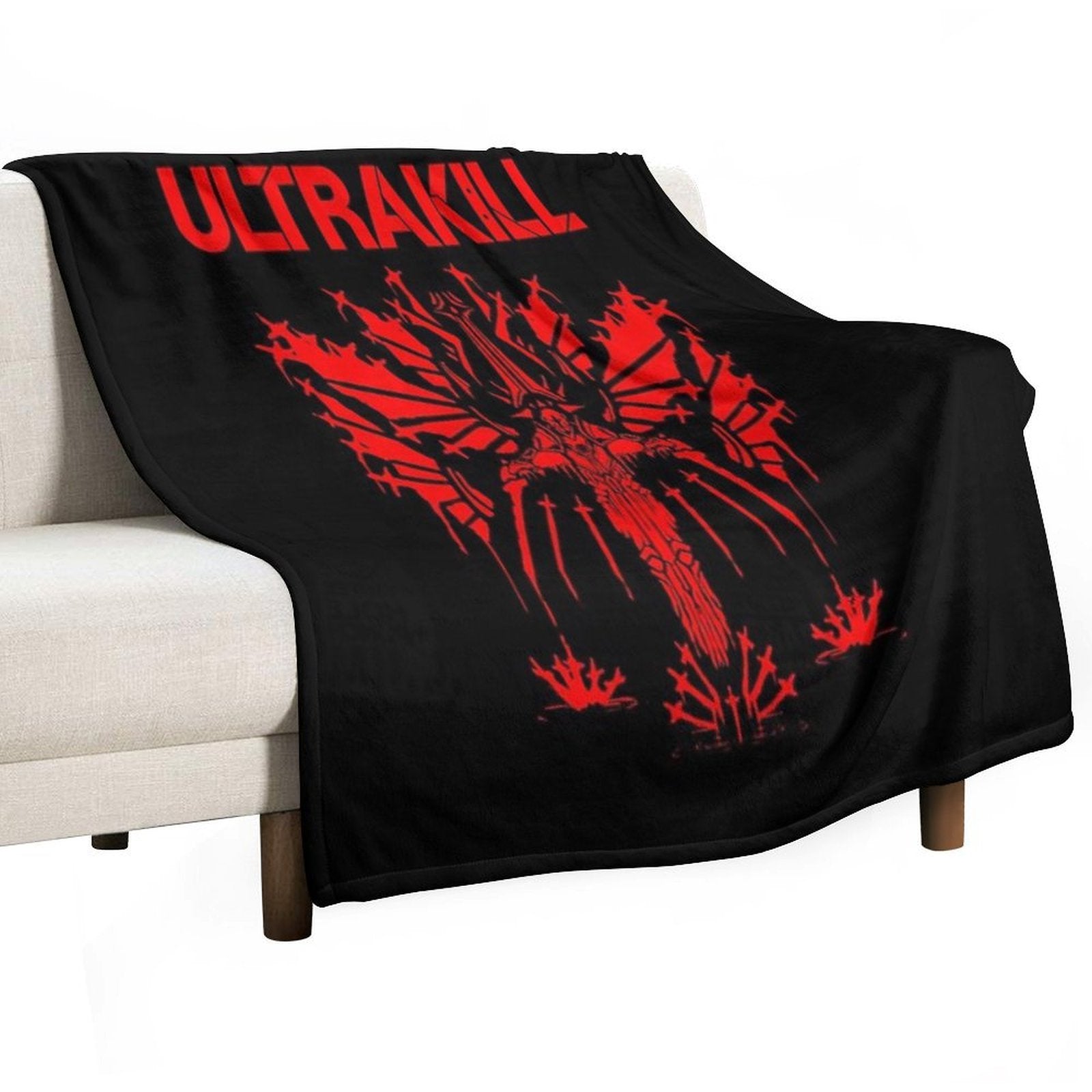 Ultrakill, Ultrakill Gabriel, Gabriel Ultrakill Eco-conscious Throw Blanket