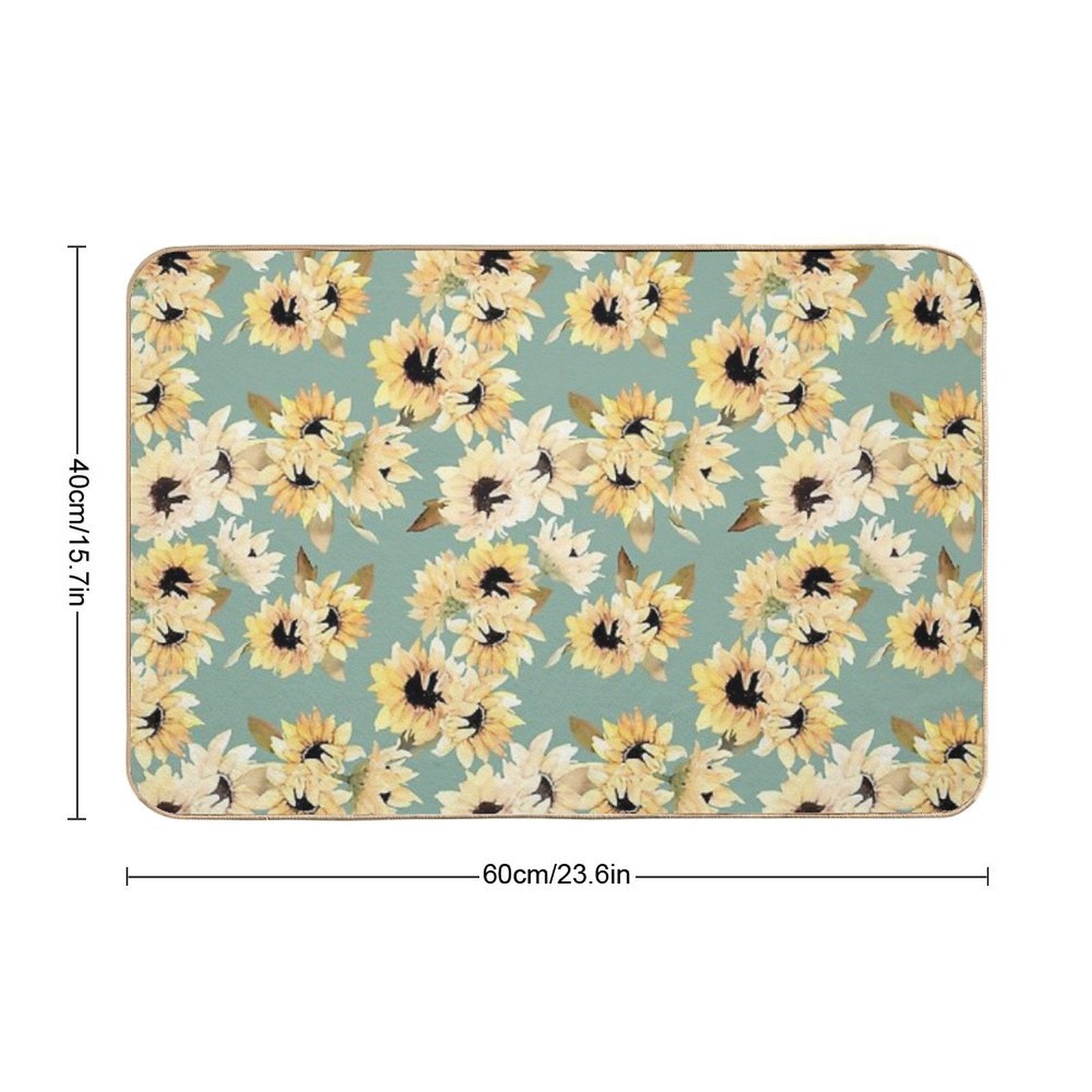 Blossom Sunflowers  Slip-Resistant Bath Mat