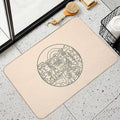 Gravity Falls Line Art  Toxin-Free Bath Mat