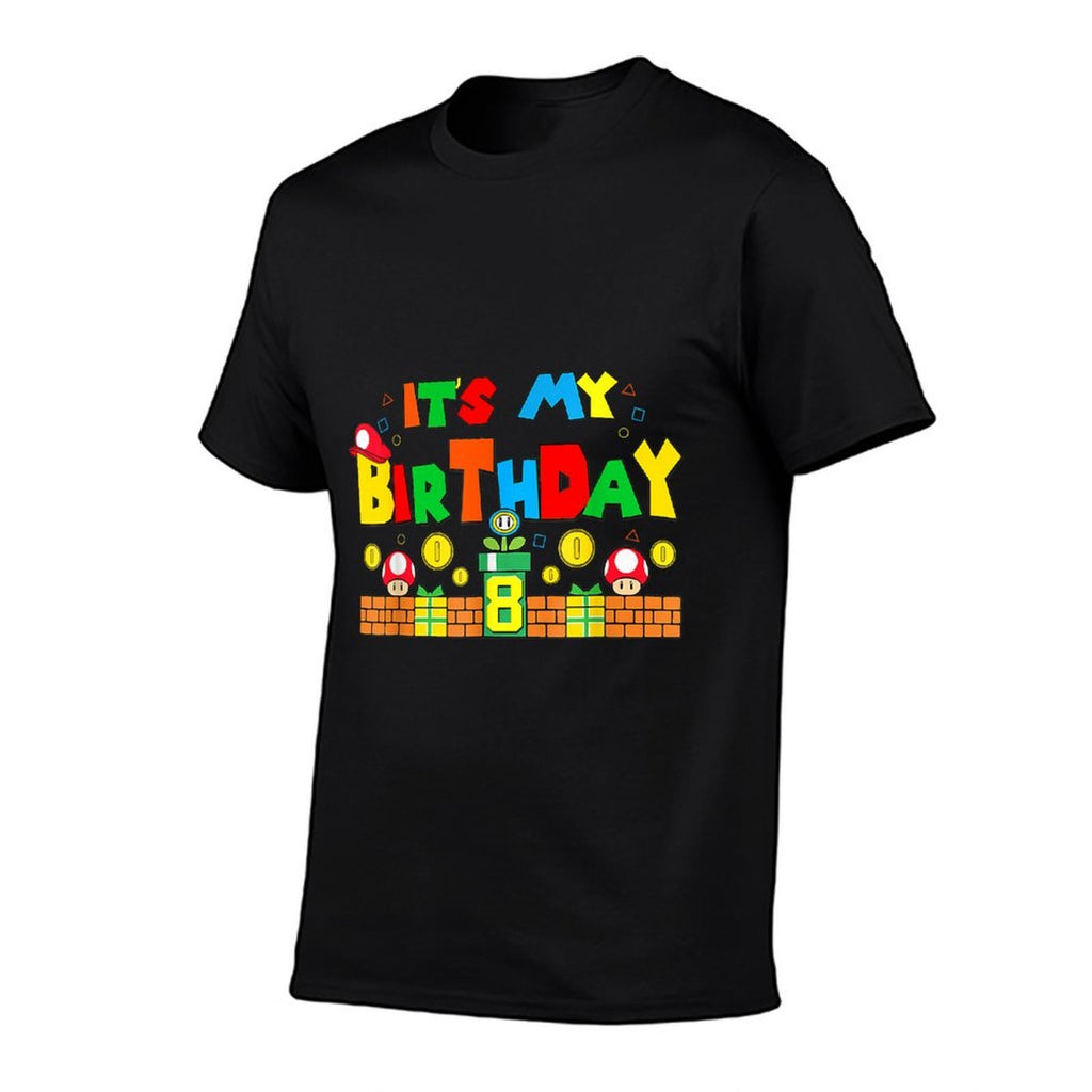 Its My 8th Birthday Game Gaming Dad And Mom Family  Quick-drying T-Shirt