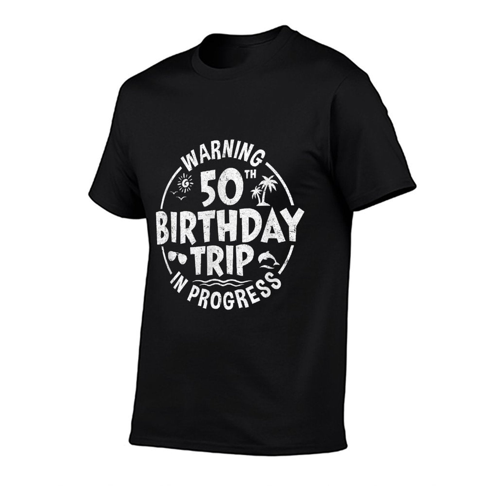 Warning 50Th Birthday Trip In Progress Funny 50 Years Old  Soft T-Shirt