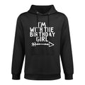 I'm With The Birthday Girl Happy Halloween Costume Gift Adjustable Hood Hoodie