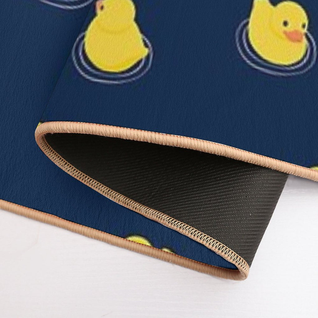 Rubber Ducks - Navy Blue  Easy To Clean Bath Mat