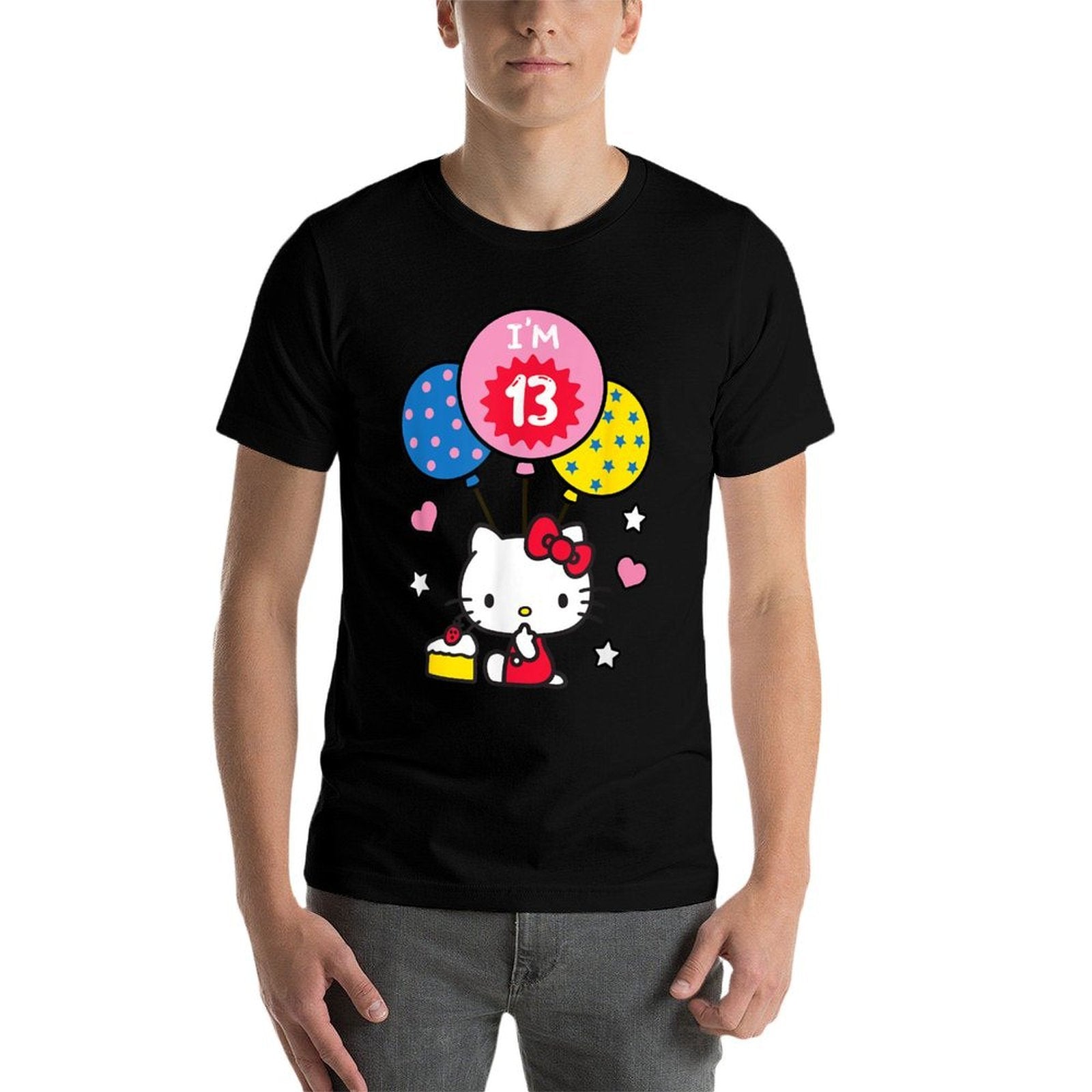 Hello Kitty I'm 13 Birthday  Stretchy T-Shirt