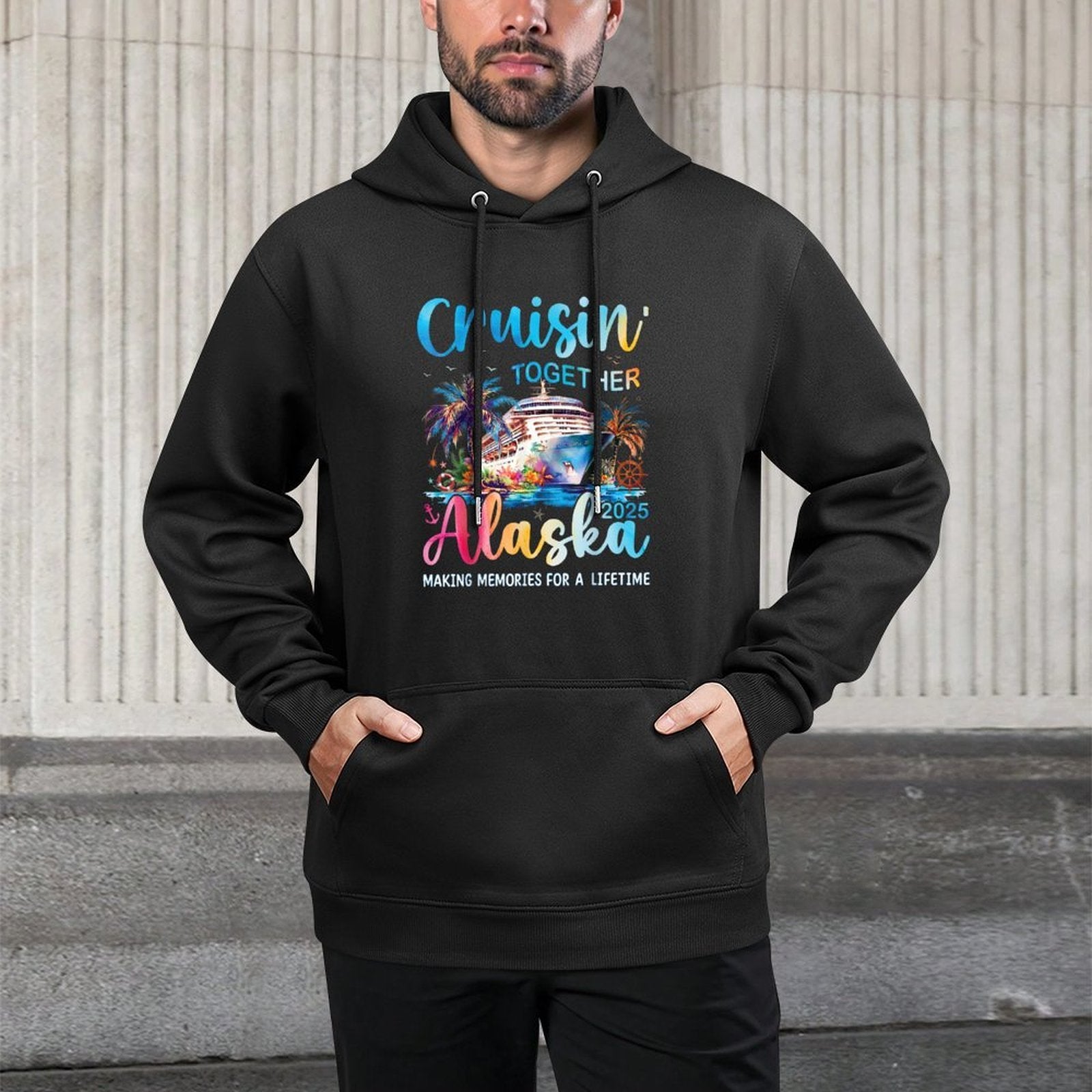 Alaska Cruise 2025 Family Matching Cruise Vacation Trip 2025 Unisex Design Hoodie