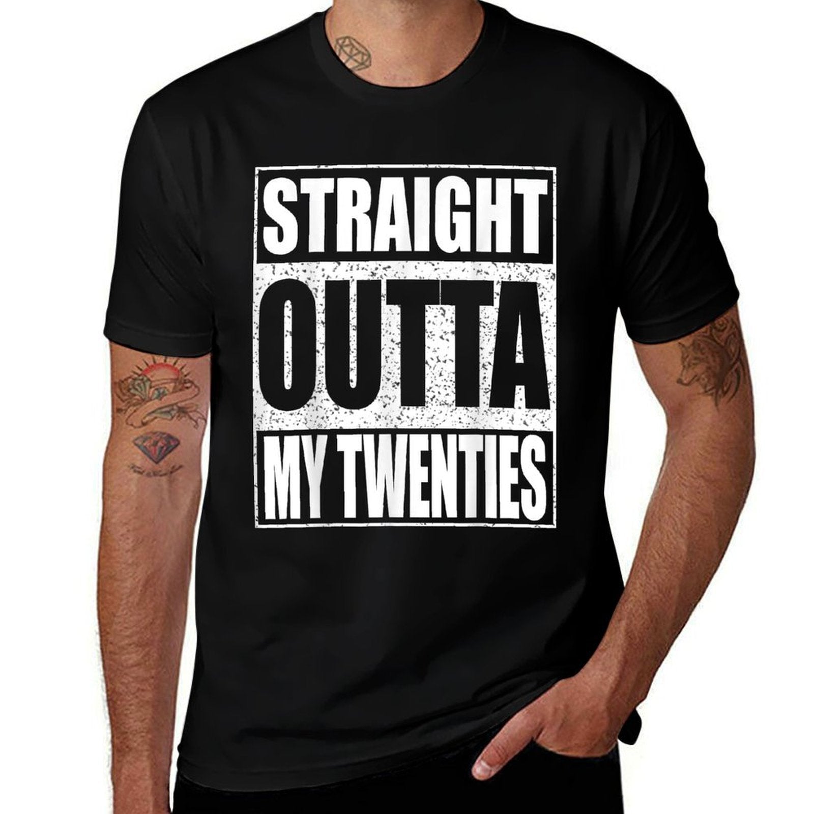 Straight Outta My Twenties 30th Birthday  Lightweight T-Shirt