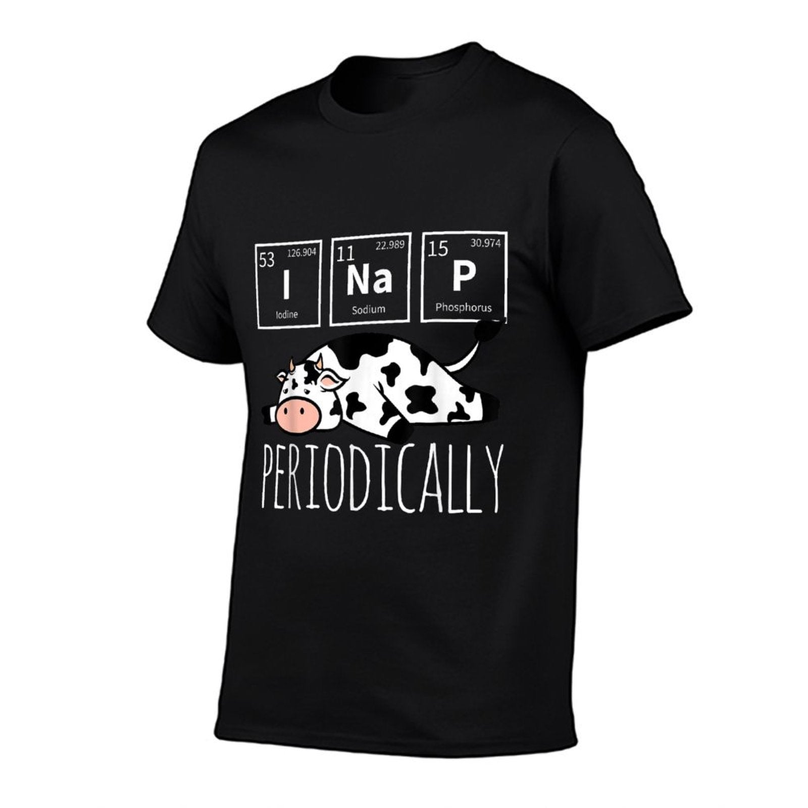 Funny Science I NAP Periodic Table Meme Meh Farm Dairy Cow  Breathable T-Shirt