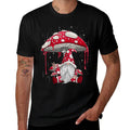Mushroom Garden Nature Lover Gnome  Heathered Texture T-Shirt