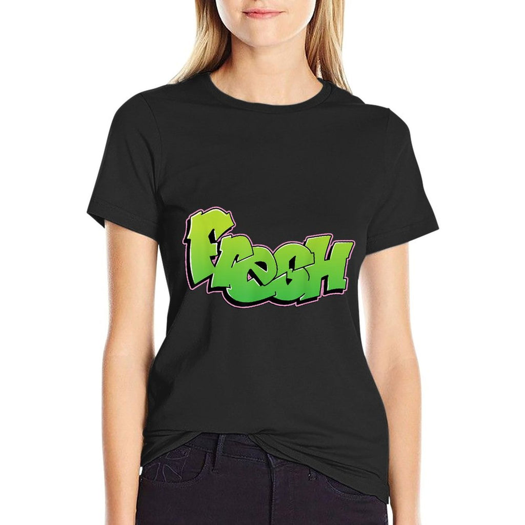 Fresh Graffiti Style Graphic  Affordable Price T-Shirt