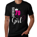 70 Birthday Girl Happy 70th Birthday  Trendy Pattern T-Shirt