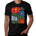 Subtle Boho Flowers Anti No Kings In America Resist Protest  Relaxed-fit T-Shirt