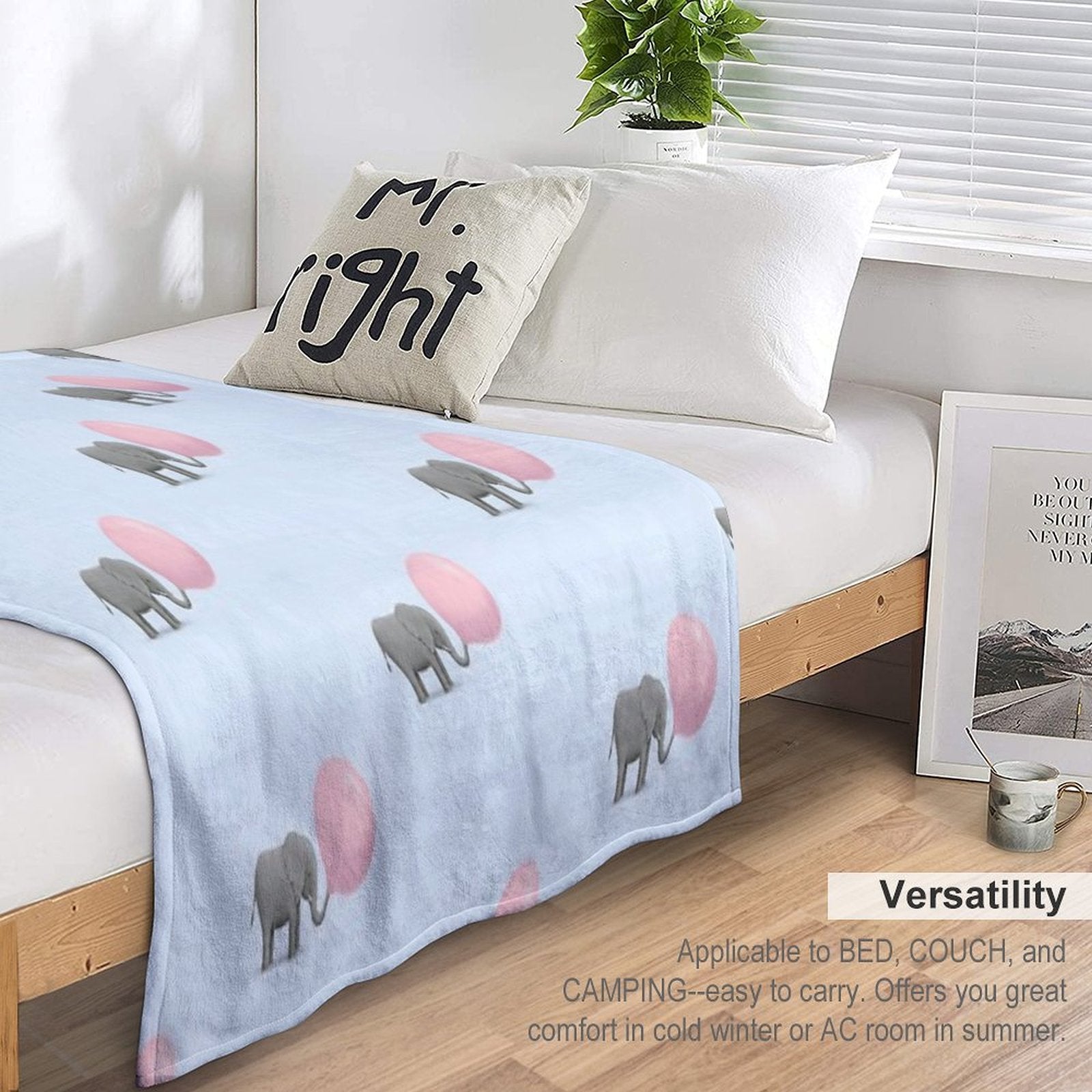 Jumbo Bubble Gum Velvety-soft Throw Blanket