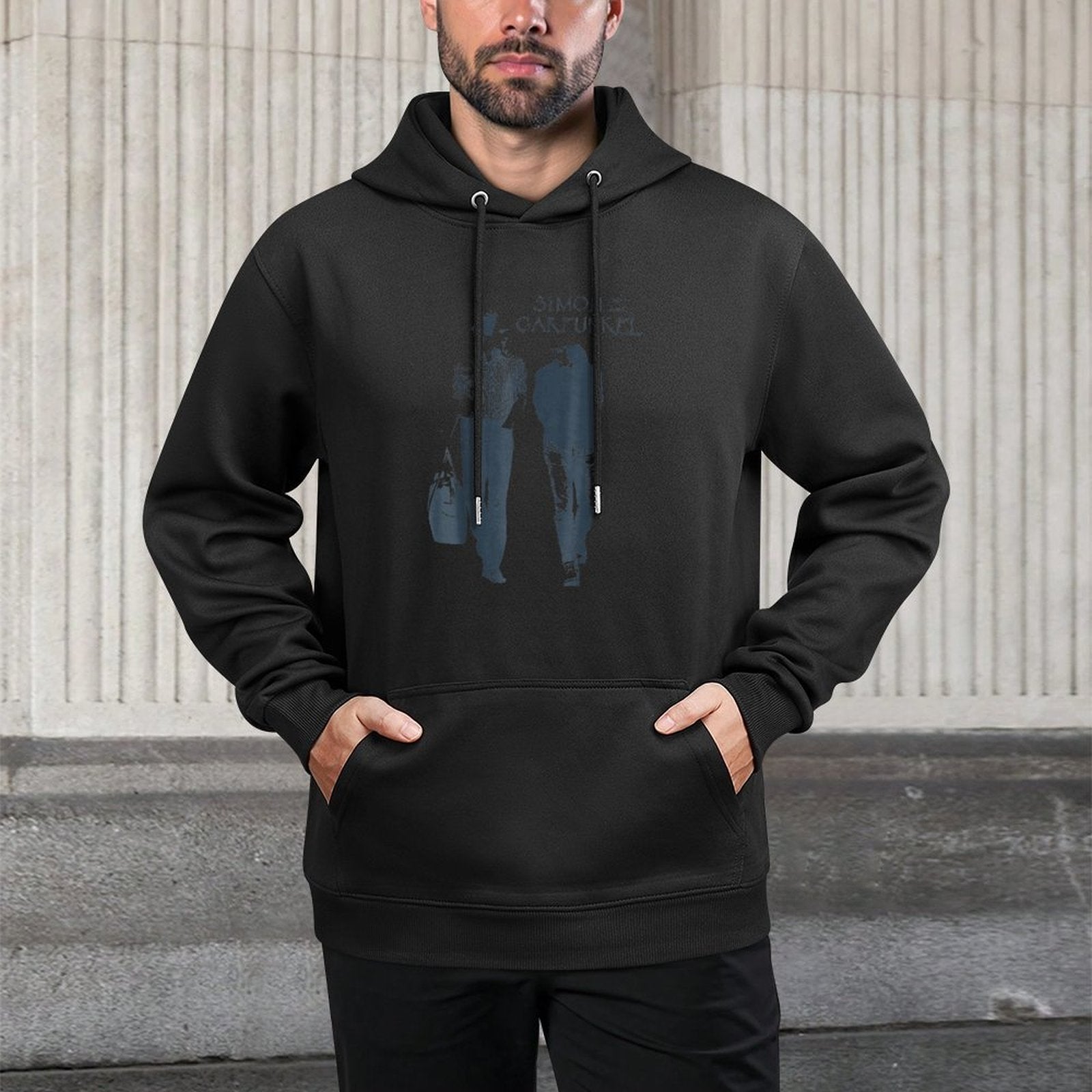 Simon  Garfunkel - Walking Breathable Fabric Hoodie