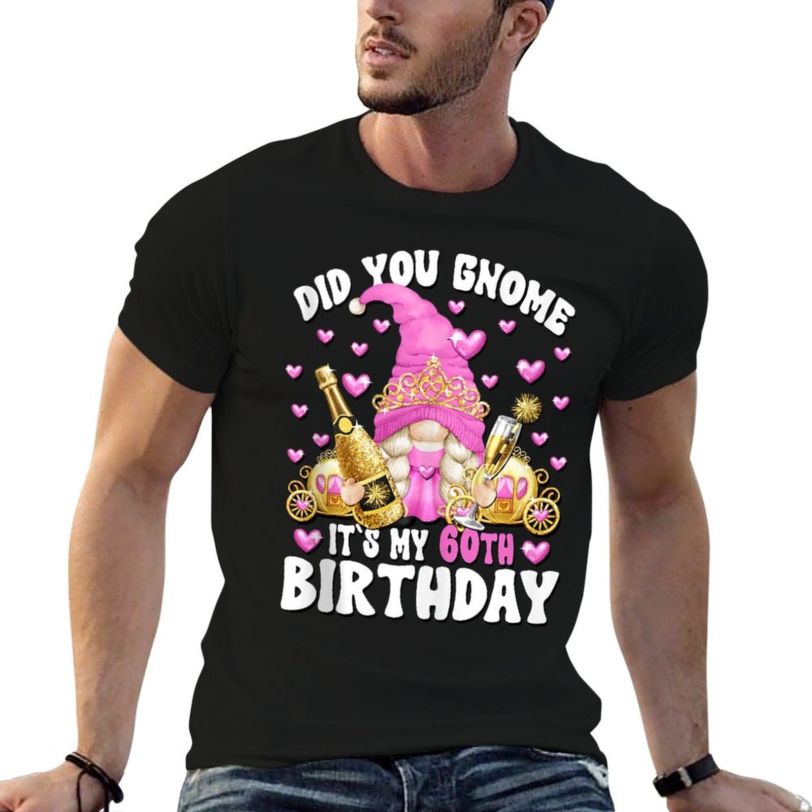 60th Birthday Mom Gnome For Grandma Princess Its My Birthday  Moisture-wicking T-Shirt