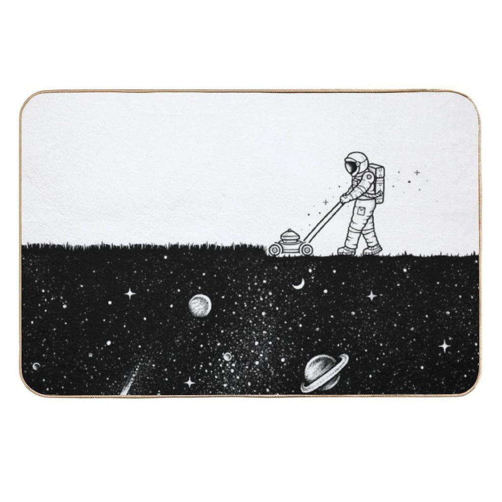 Space Cut  Easy To Clean Bath Mat
