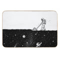 Space Cut  Easy To Clean Bath Mat