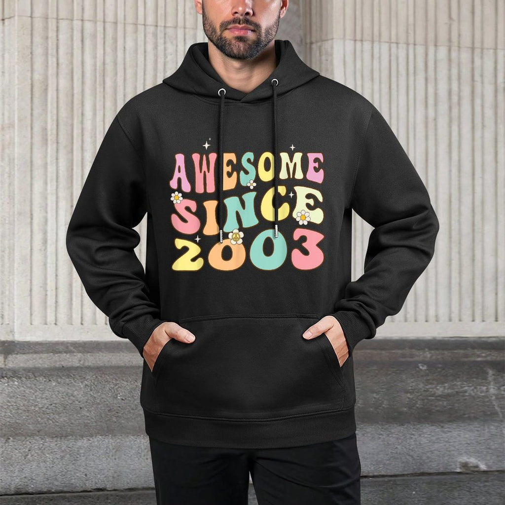 Awesome Since 2003 Groovy 22 Year Old 22nd Birthday Customizable Surface Hoodie