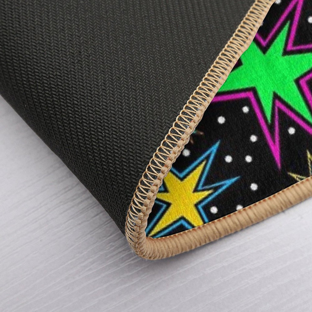 Super Nova Arcade Carpet Pattern  Multi-Purpose Bath Mat