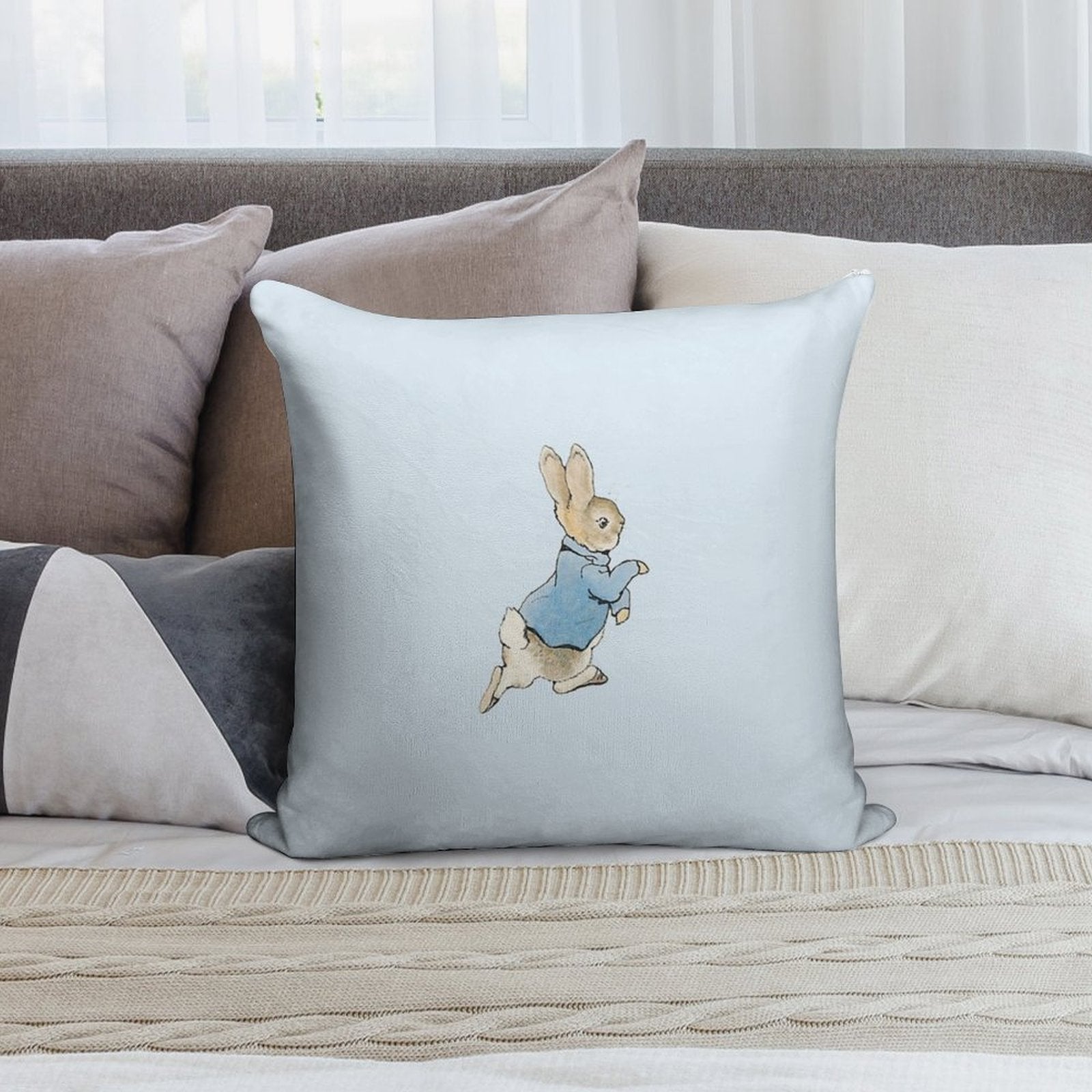 PETER RABBIT Soft Home Decor Throw Pillow