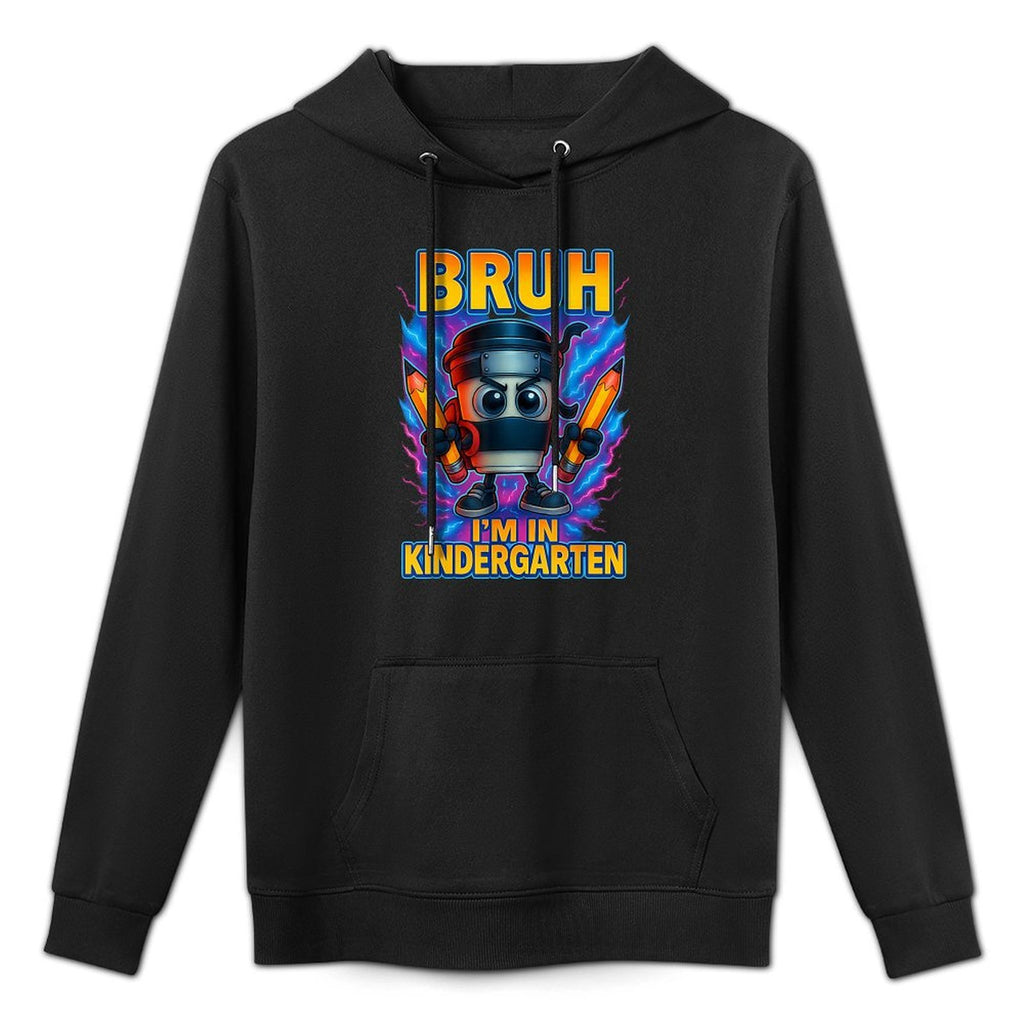 Bruh Im In Kindergarten Italian Brainrot Back To School Boy Shrink-Resistant Hoodie