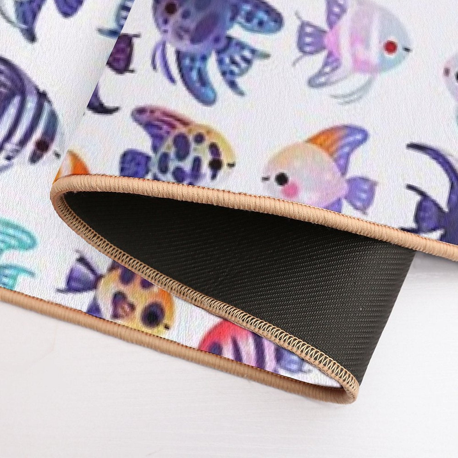 Angelfish! (freshwater) - No Text Or Bright  Absorbent Bath Mat
