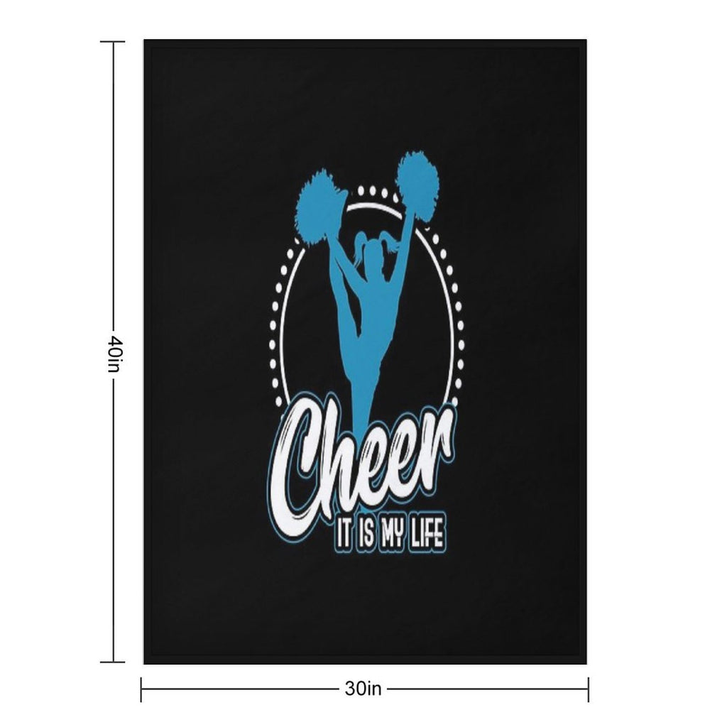 Cheerleader Cheerleading Gift Sport Hobby Multi-functional Throw Blanket