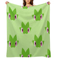 Minimalist Sprigatito Velvety-soft Throw Blanket