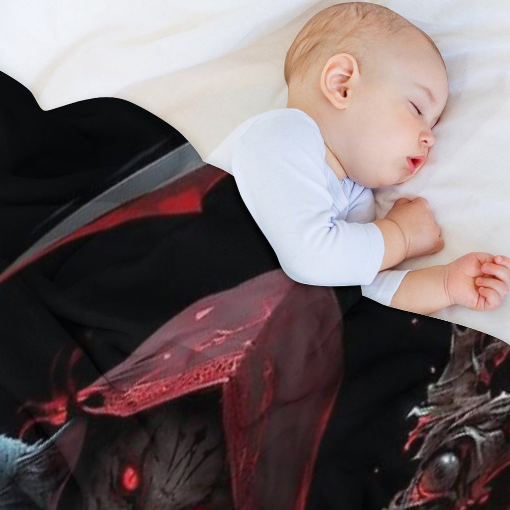 Grim Reaper All-season Throw Blanket
