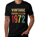 50 Year Old Gifts Vintage 1972 Limited Edition 50th Birthday  Oversized Silhouette T-Shirt