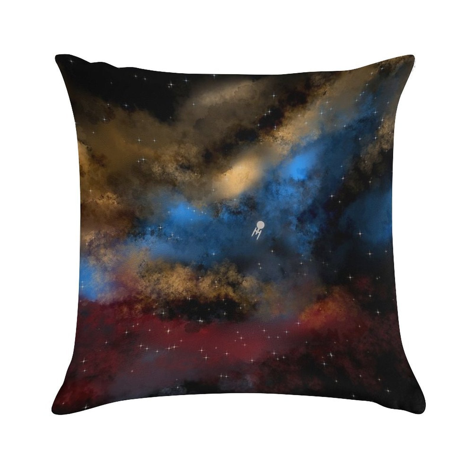 Star Trek - Boldy Going Digital Painting - StarTrek Soft Easy Maintenance Throw Pillow