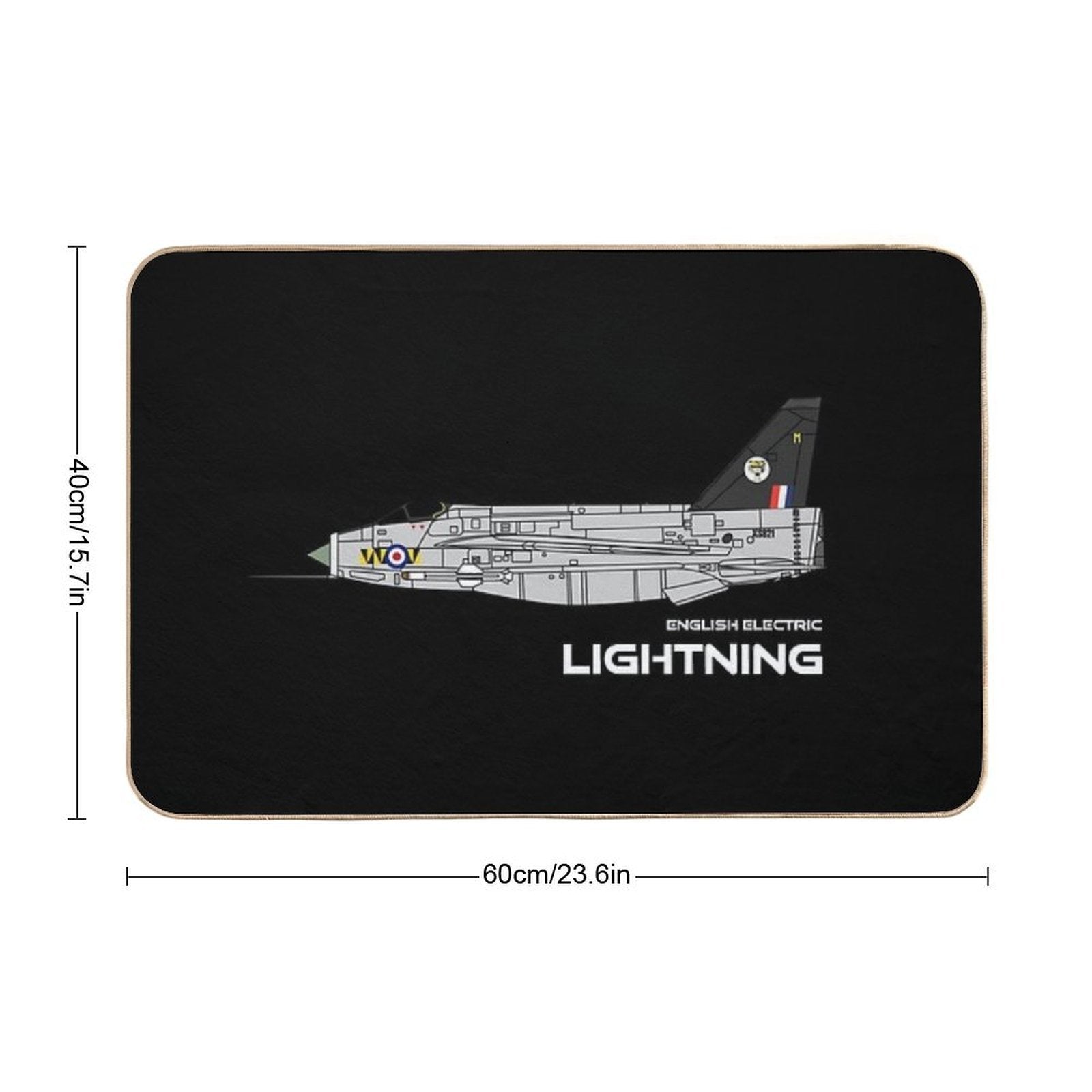 English Electric Lightning (74 Sqd RAF)  Multi-Purpose Bath Mat