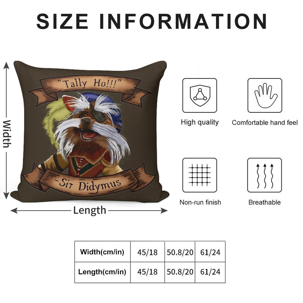 Sir Didymus Soft Fade-Resistant Throw Pillow