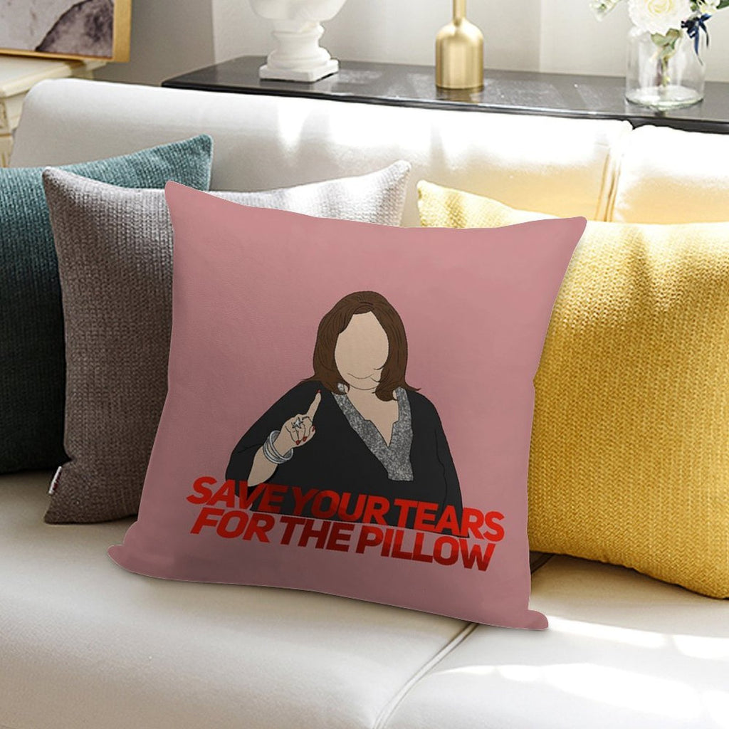 No Crybabies Soft Shrink-Resistant Throw Pillow