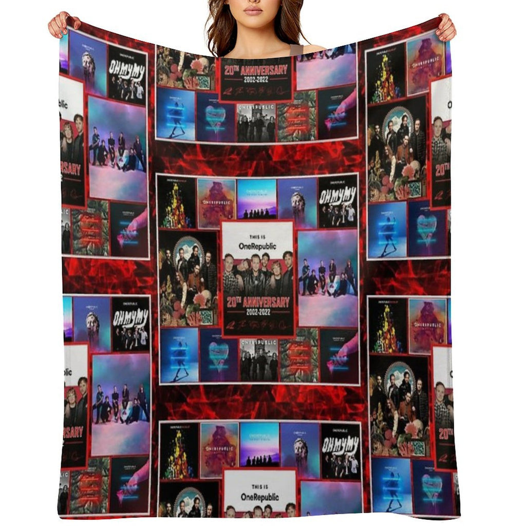 Greatest Albums 20th Anniversary 2002-2022 Multi-functional Throw Blanket