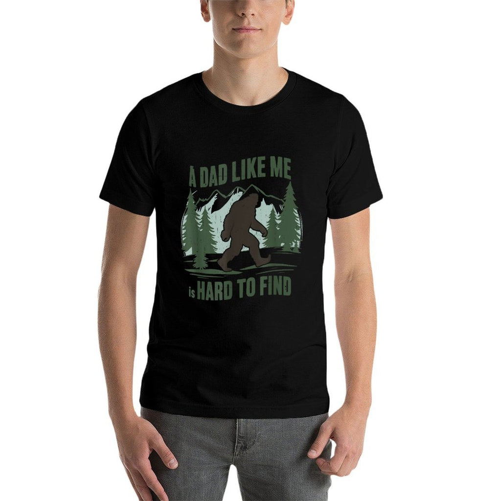 Cool Sasquatch Men for Fathers Day Funny Bigfoot  Durable T-Shirt
