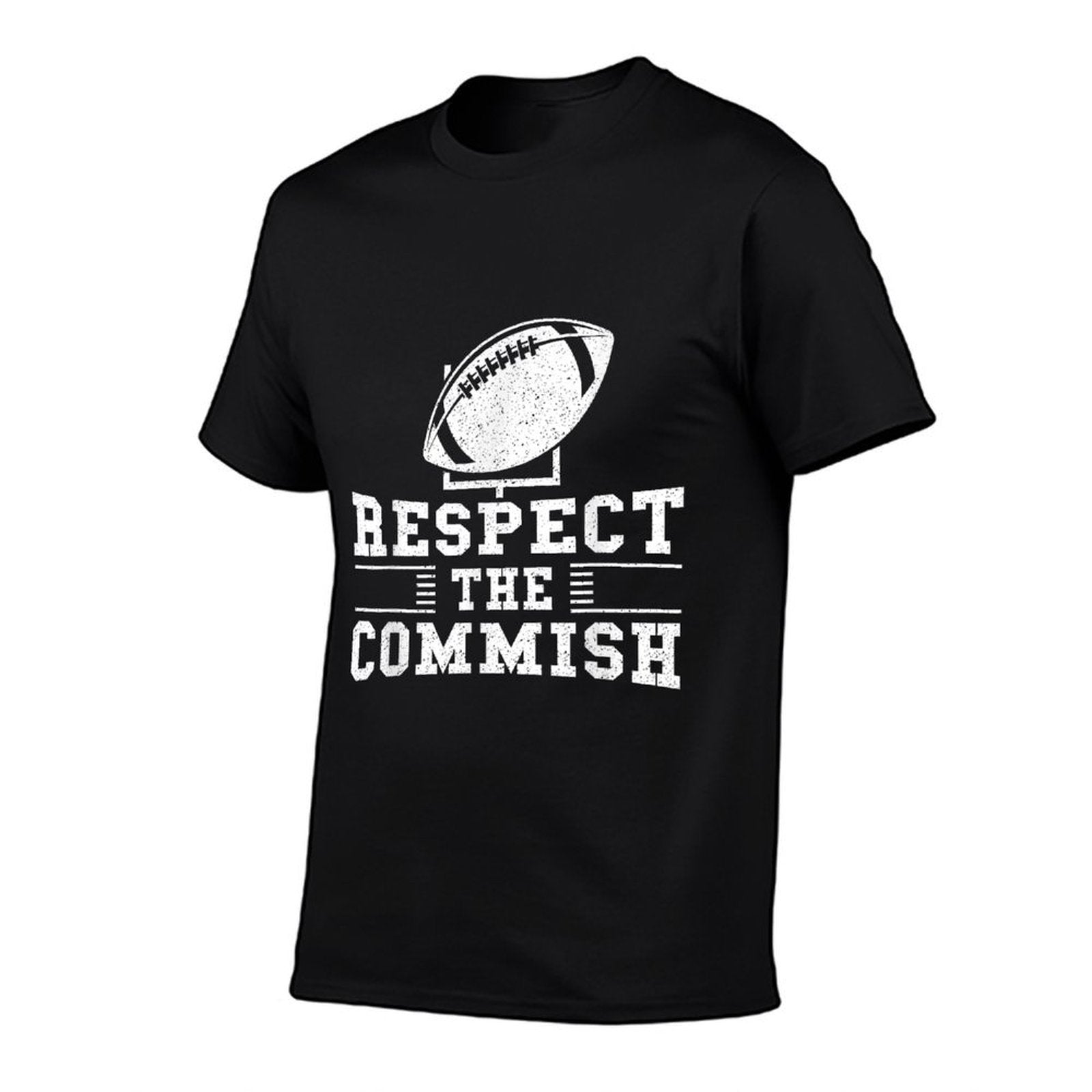 Respect The Commish - Fantasy Football Game Day Gift  Vintage-inspired T-Shirt
