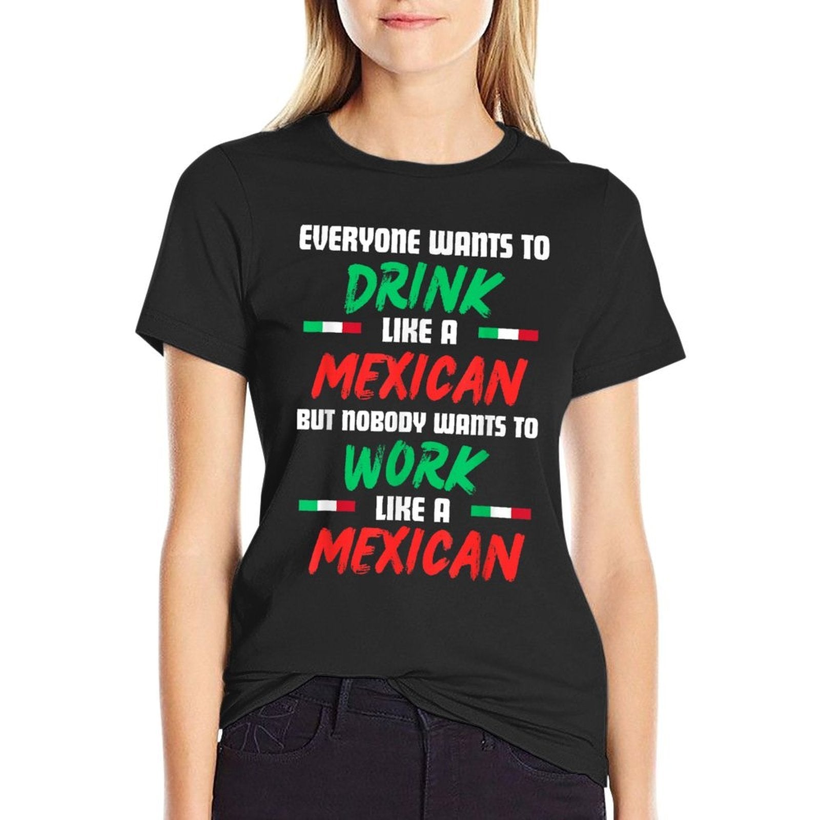 Funny Mexican Saying T-shirt, Hard-Working Mexican  Odor-resistant T-Shirt